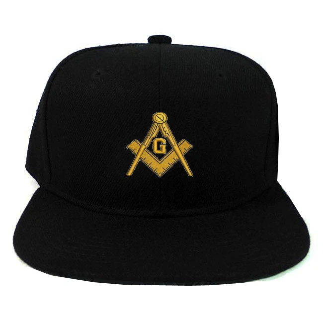 Freemasonn Snapback Snap Back Cap Hat Baseball Cap Black